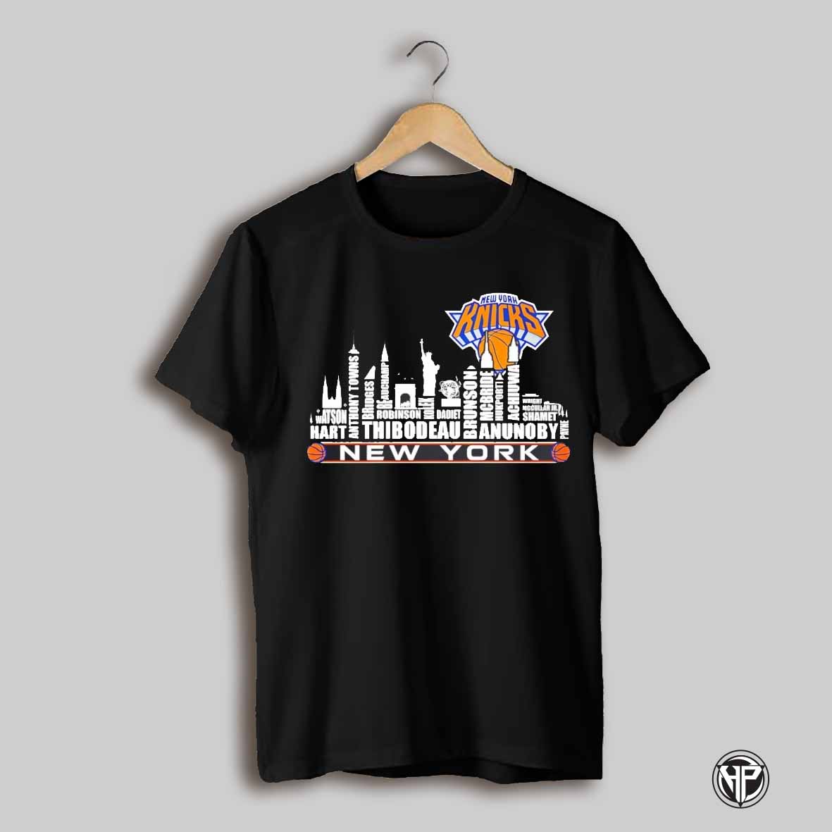 New York Knicks Player Name City Skyline 2025 Shirt