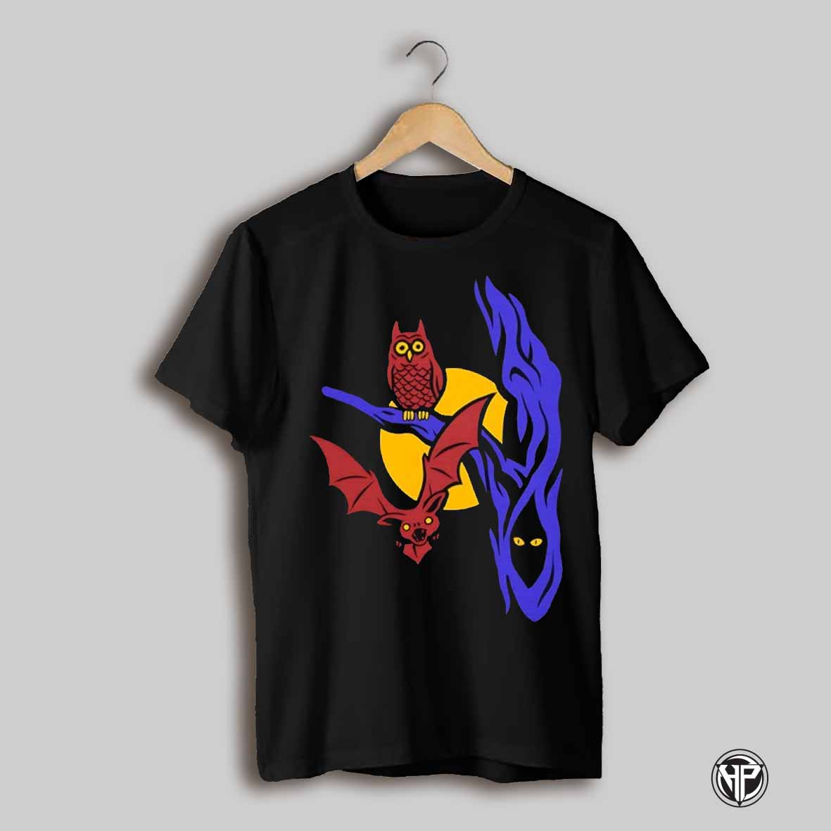 Nightlife Bat And Owl Shirt