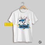 Personalized Easter Bunny Toddler T Shirt