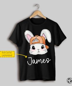 Personalized Kids Bunny Easter T Shirt