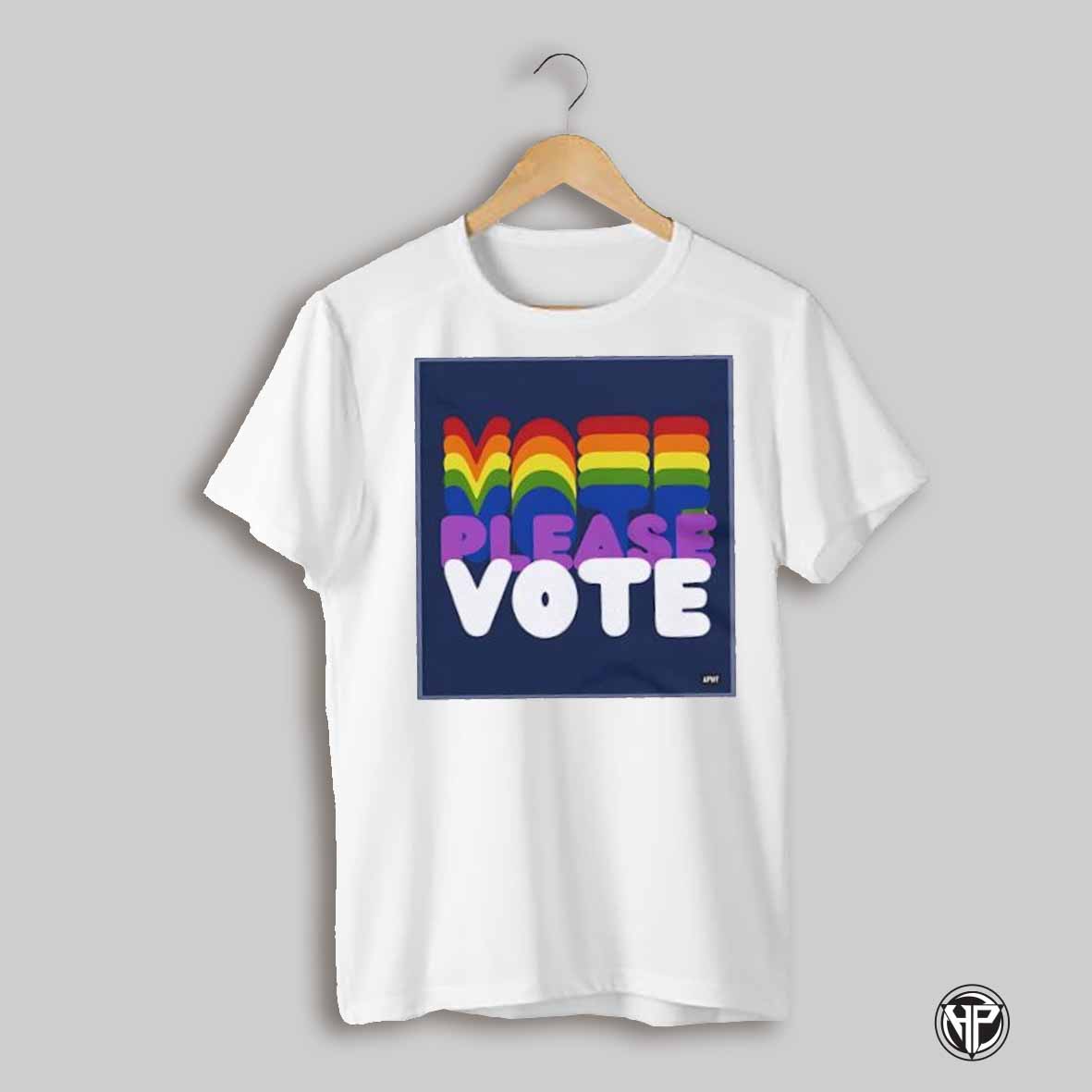 Please Vote In Lgbtq Shirt
