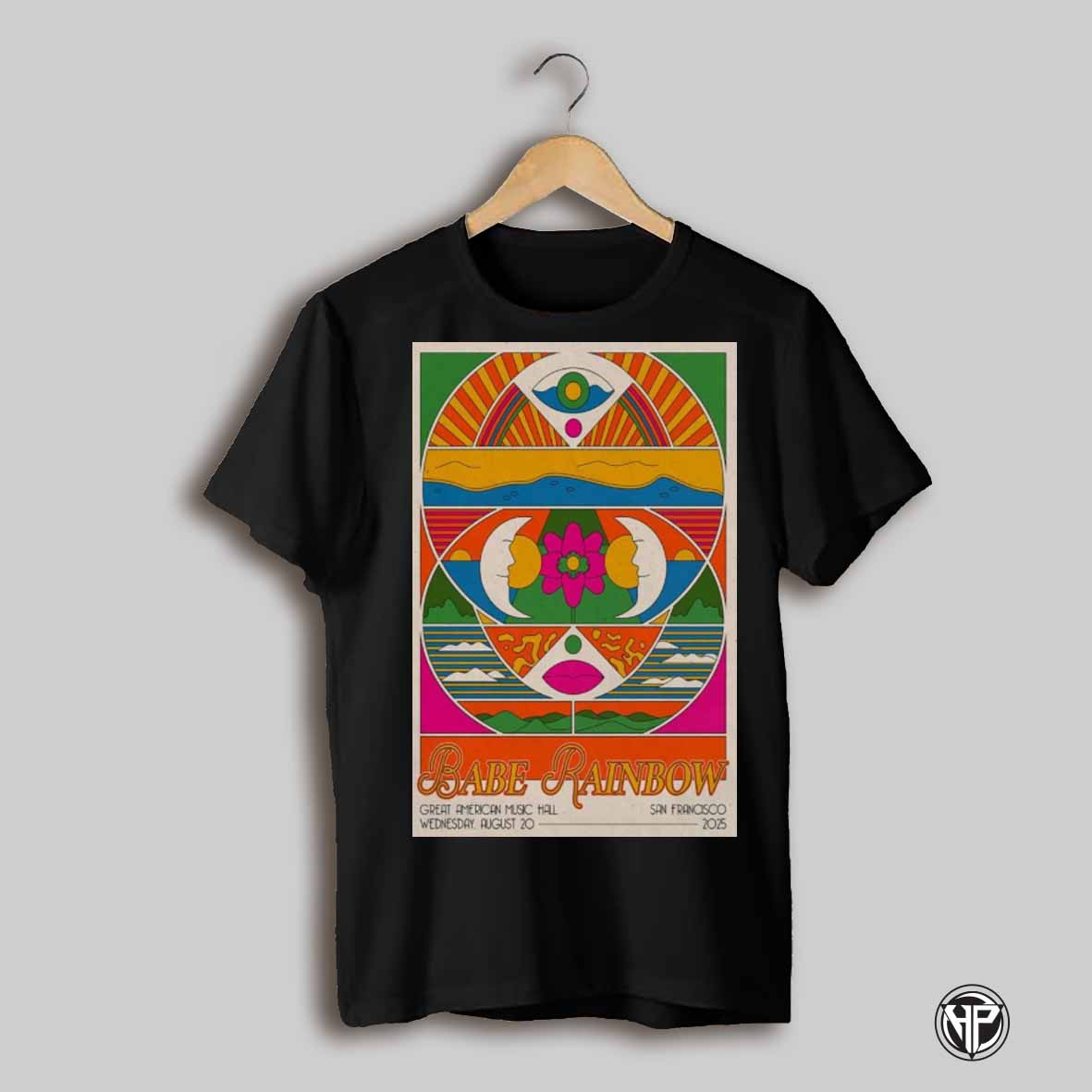 Poster Babe Rainbow August 20 2025 Great American Music Hall San Francisco Ca Concert T Shirt