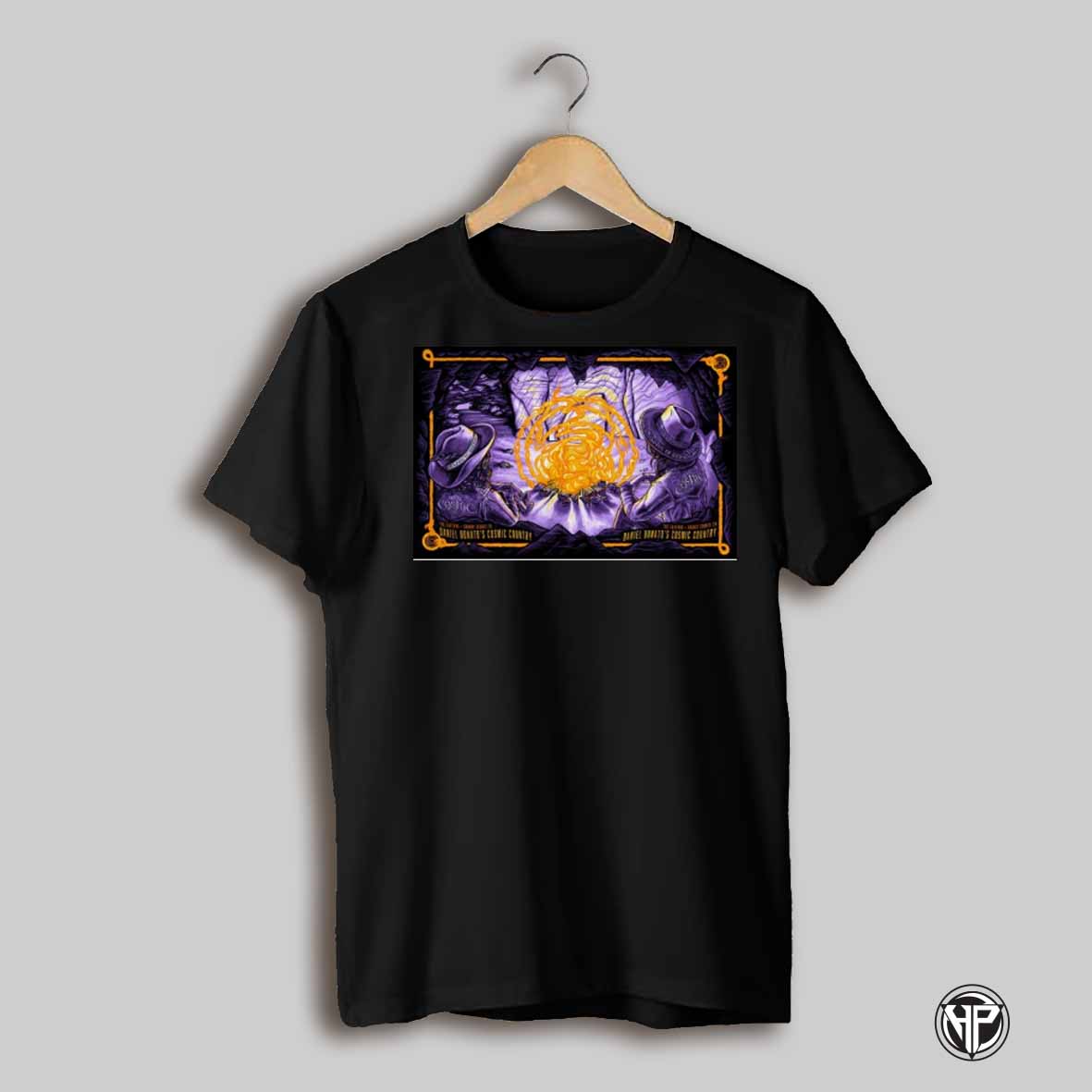 Poster Daniel Donatos Cosmic Country April 11 12 2025 The Caverns Grundy County Tn T Shirt