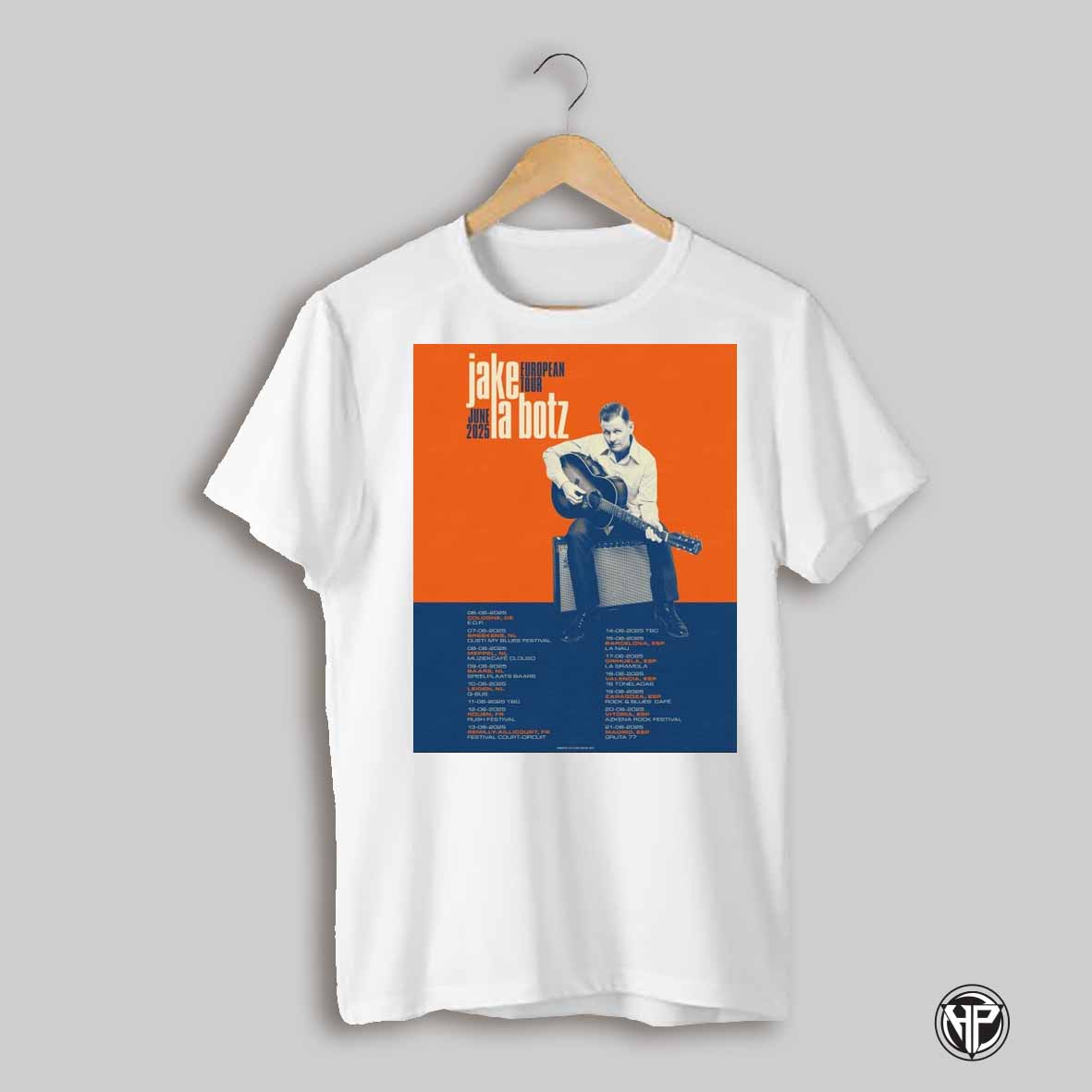 Poster Jake La Botz European Tour June 2025 06 06 2025 Cologne De E D P T Shirt