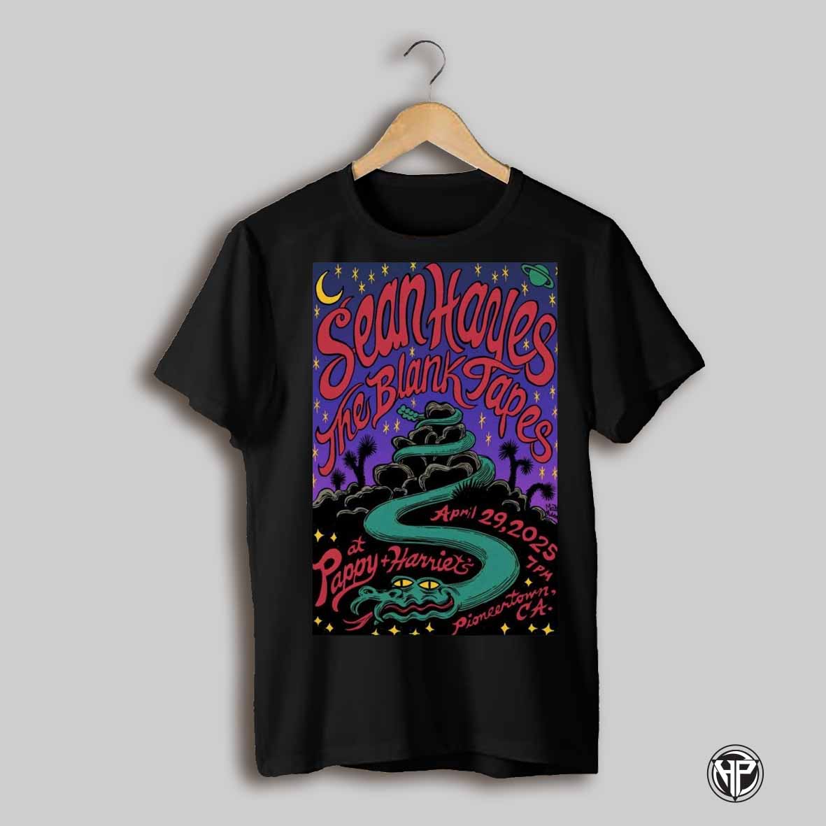 Poster The Blank Tapes Sean Hayes Pioneertown Ca April 29 2025 T Shirt