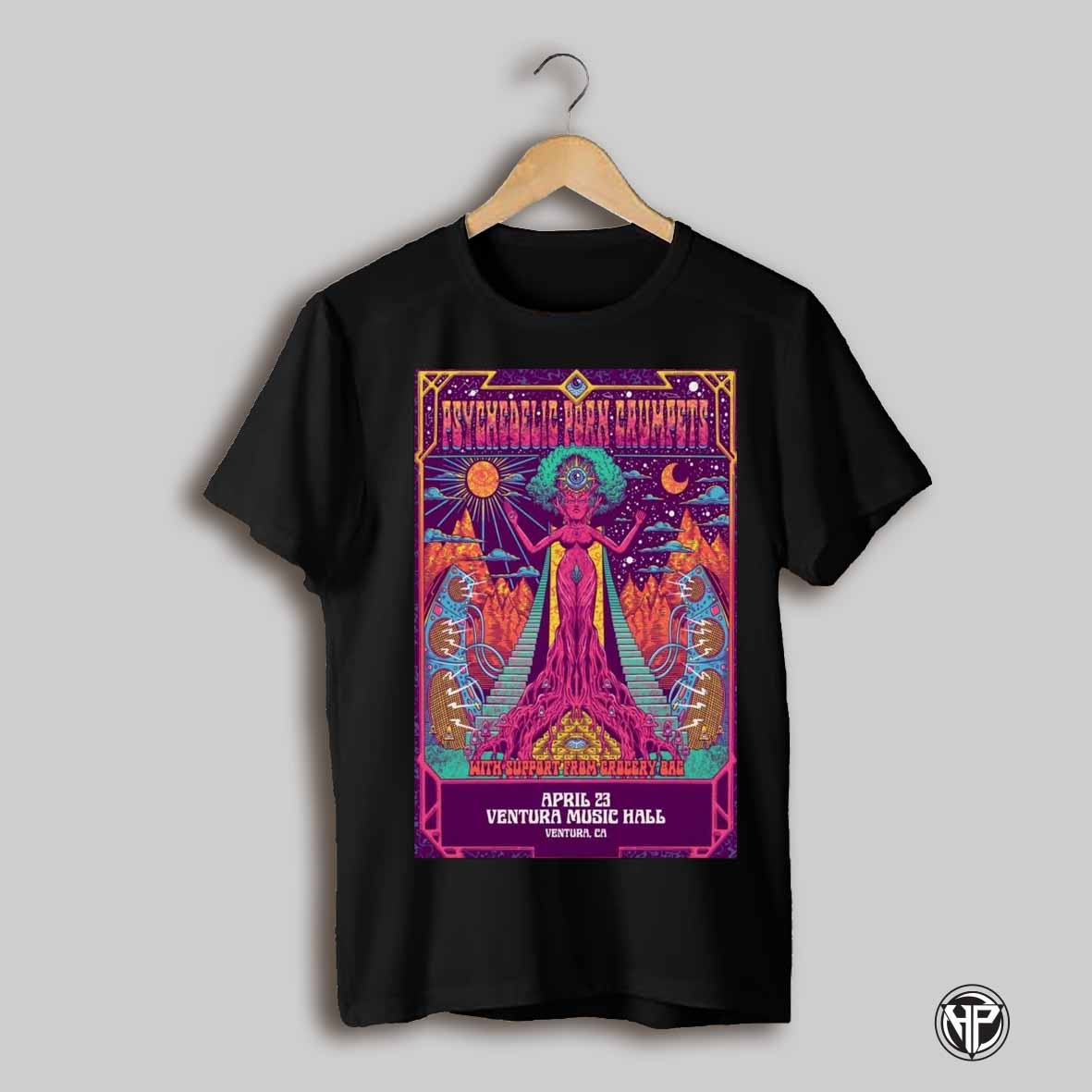 Psychedelic Porn Crumpets Ventura Ca April 23 2025 Poster T Shirt