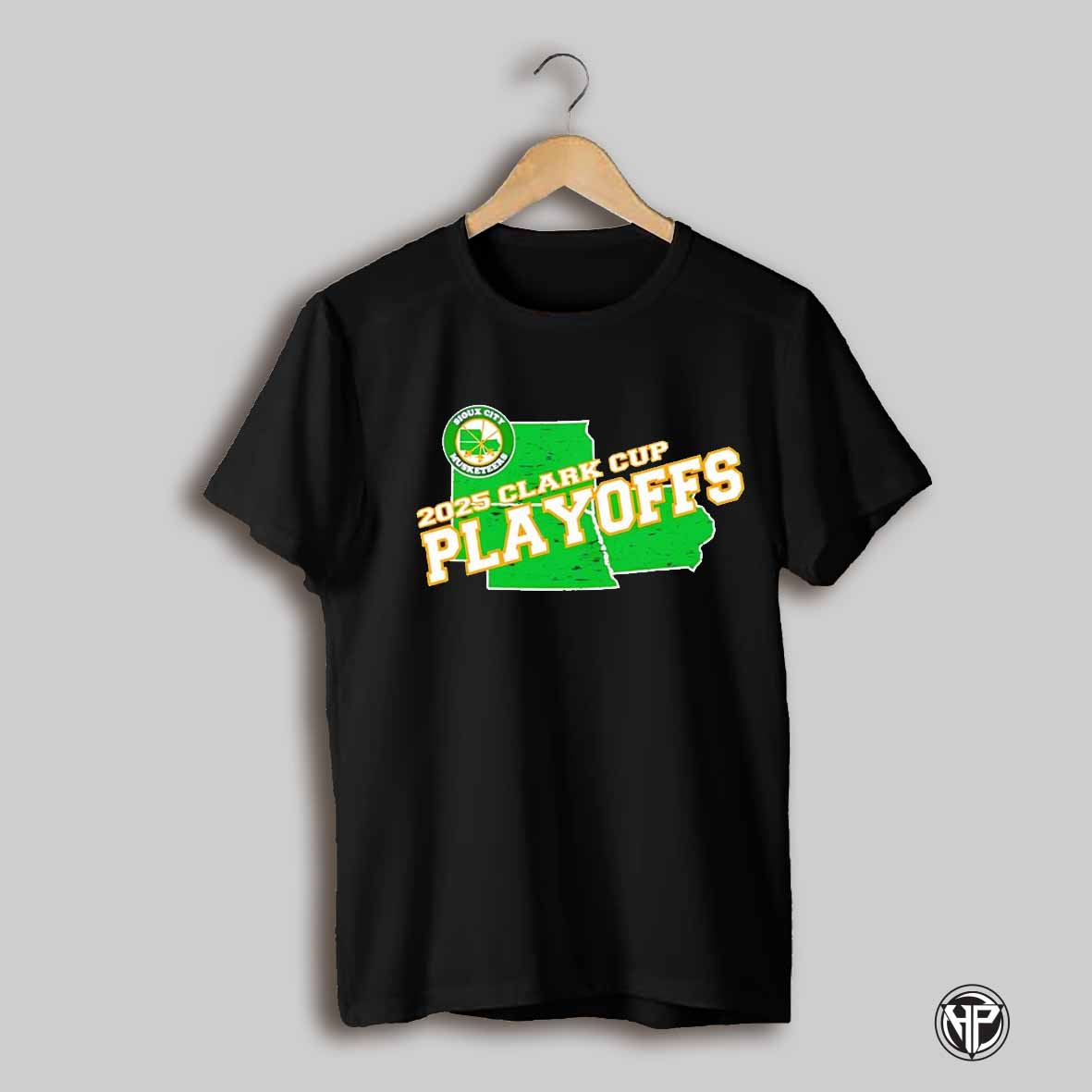 Sioux City Musketeers 2025 Clark Cup Playoffs Shirt