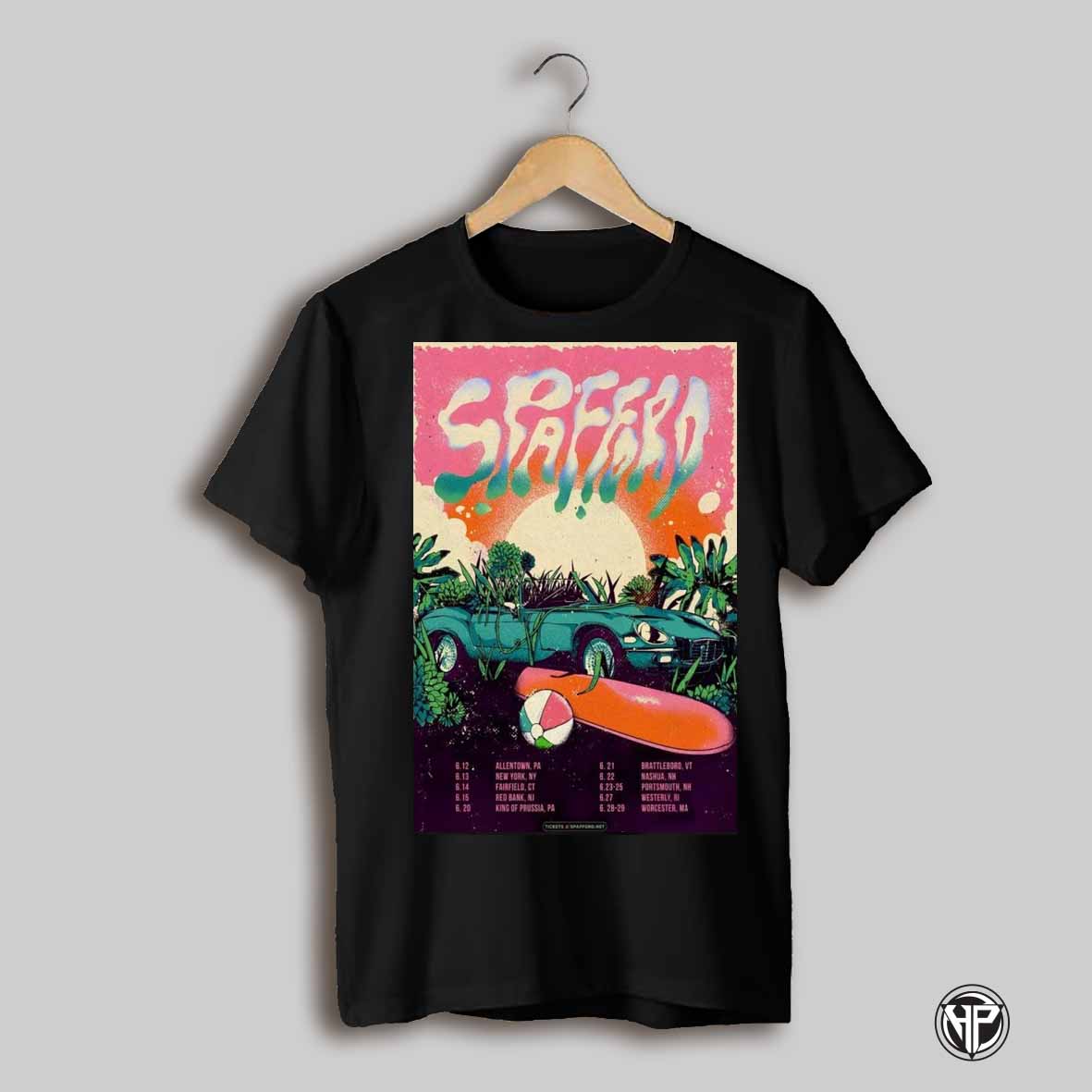 Spafford American June 2025 Tour Poster T Shirt