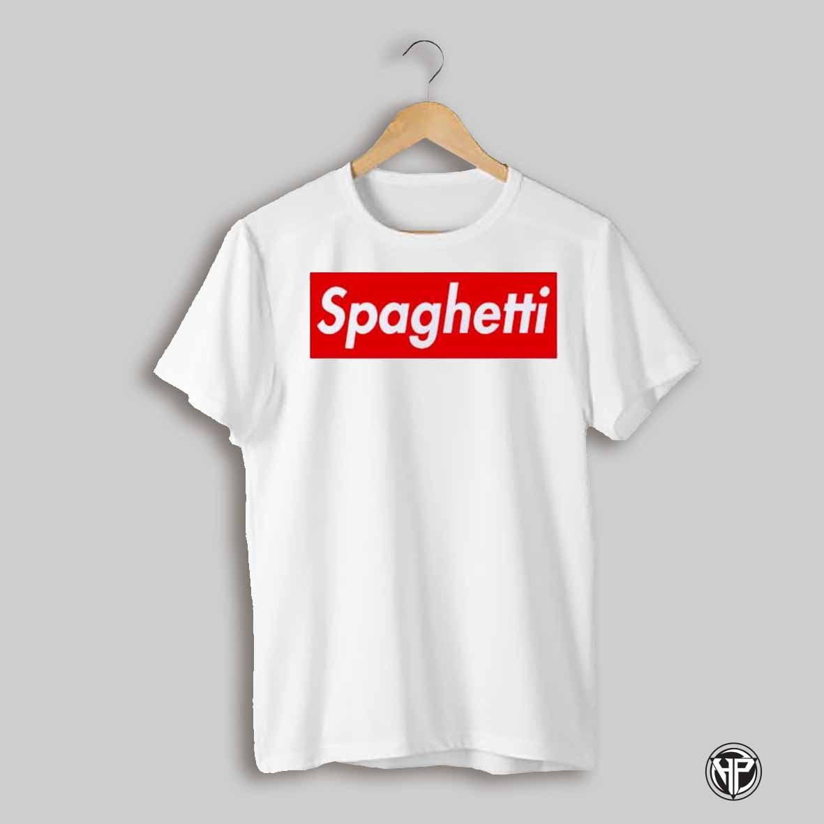 Spaghetti Supreme Fonts Parody Shirt