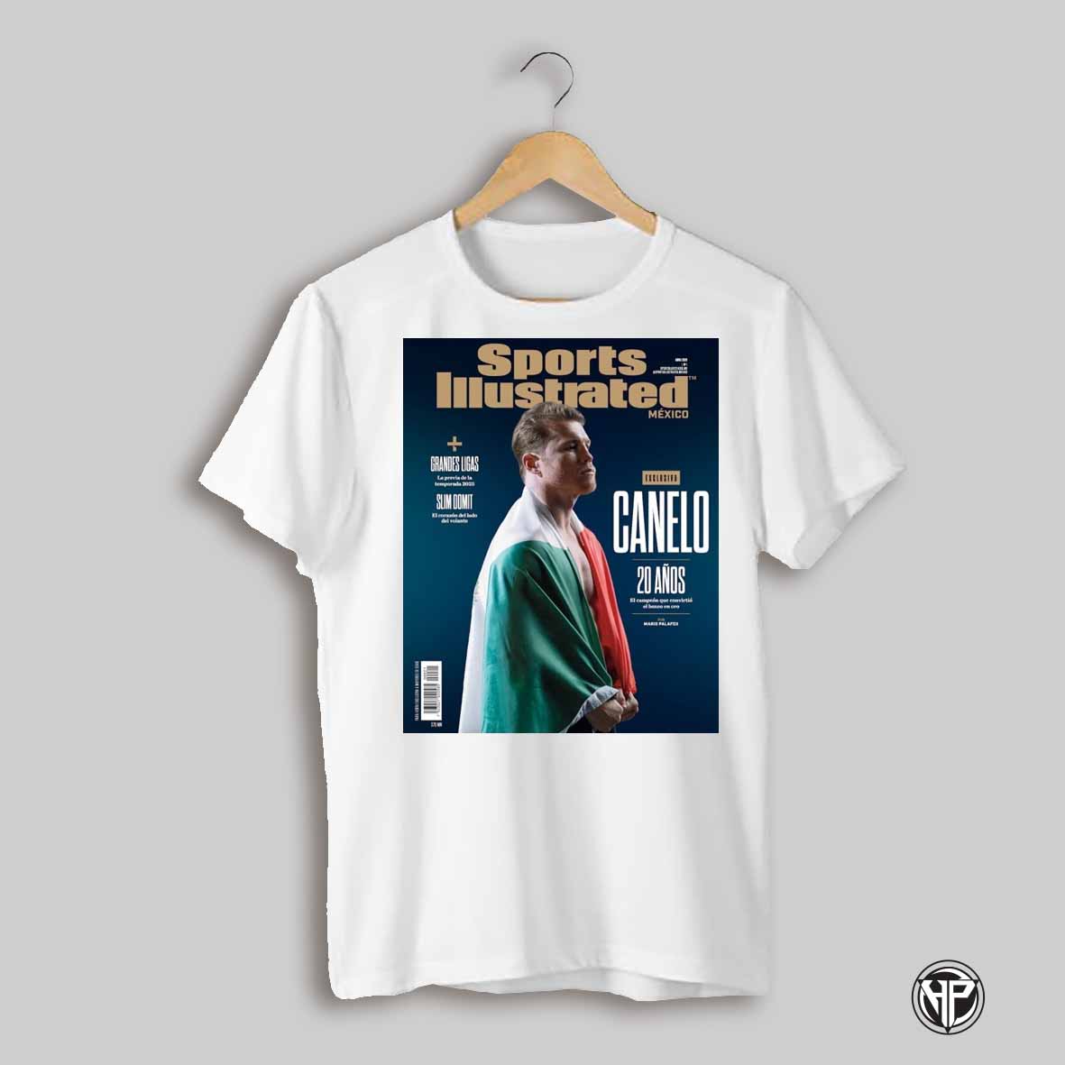Sports Illustrated Mexico Exclusiva Canelo 20 Anos Grandes Ligas La Previa De La Temporada 2025 Poster T Shirt
