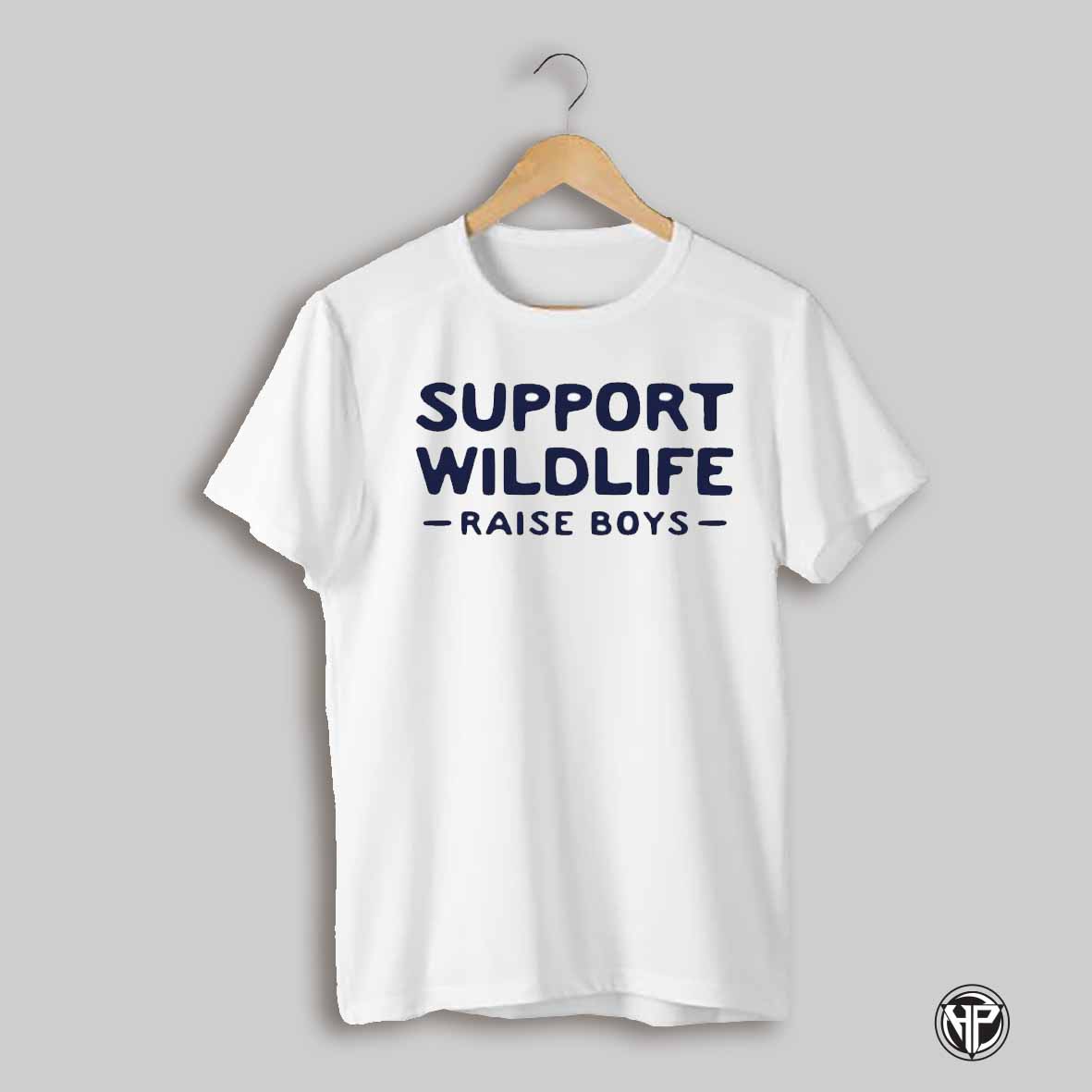 Support Wildlife Raise Boys Shirt