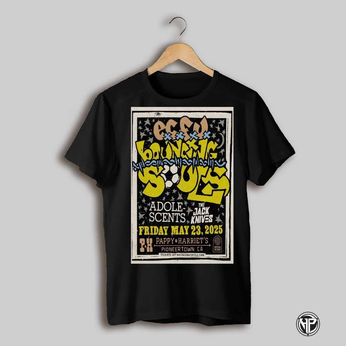 The Bouncing Souls Pappy Harriets May 23 2025 Pioneertown Ca Show Poster T Shirt
