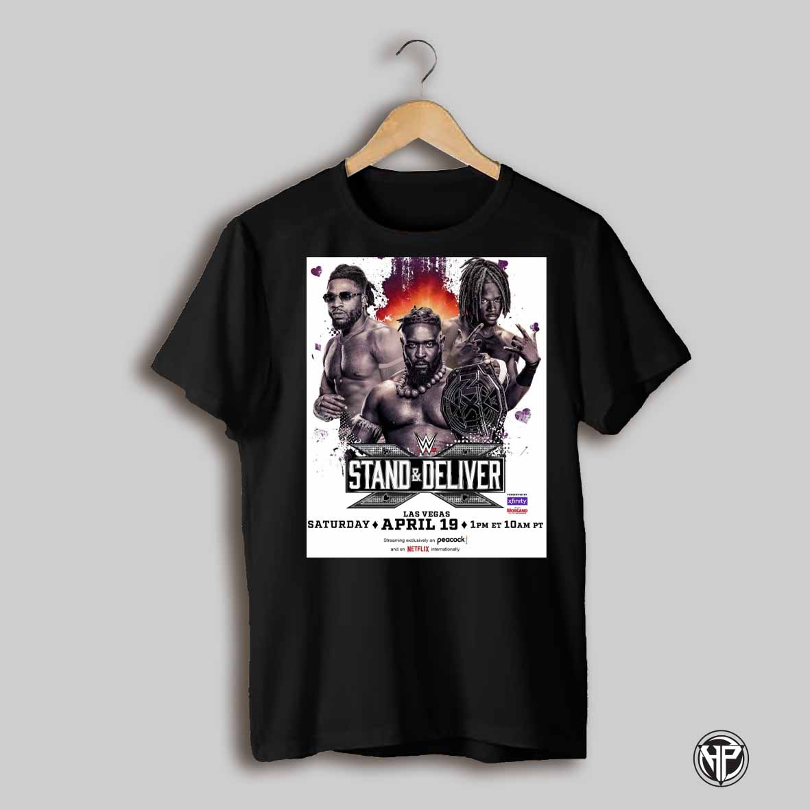 Trick Williams Jevon Evans Wwe Stand And Deliver Las Vegas Saturday April 19 2025 Poster T Shirt