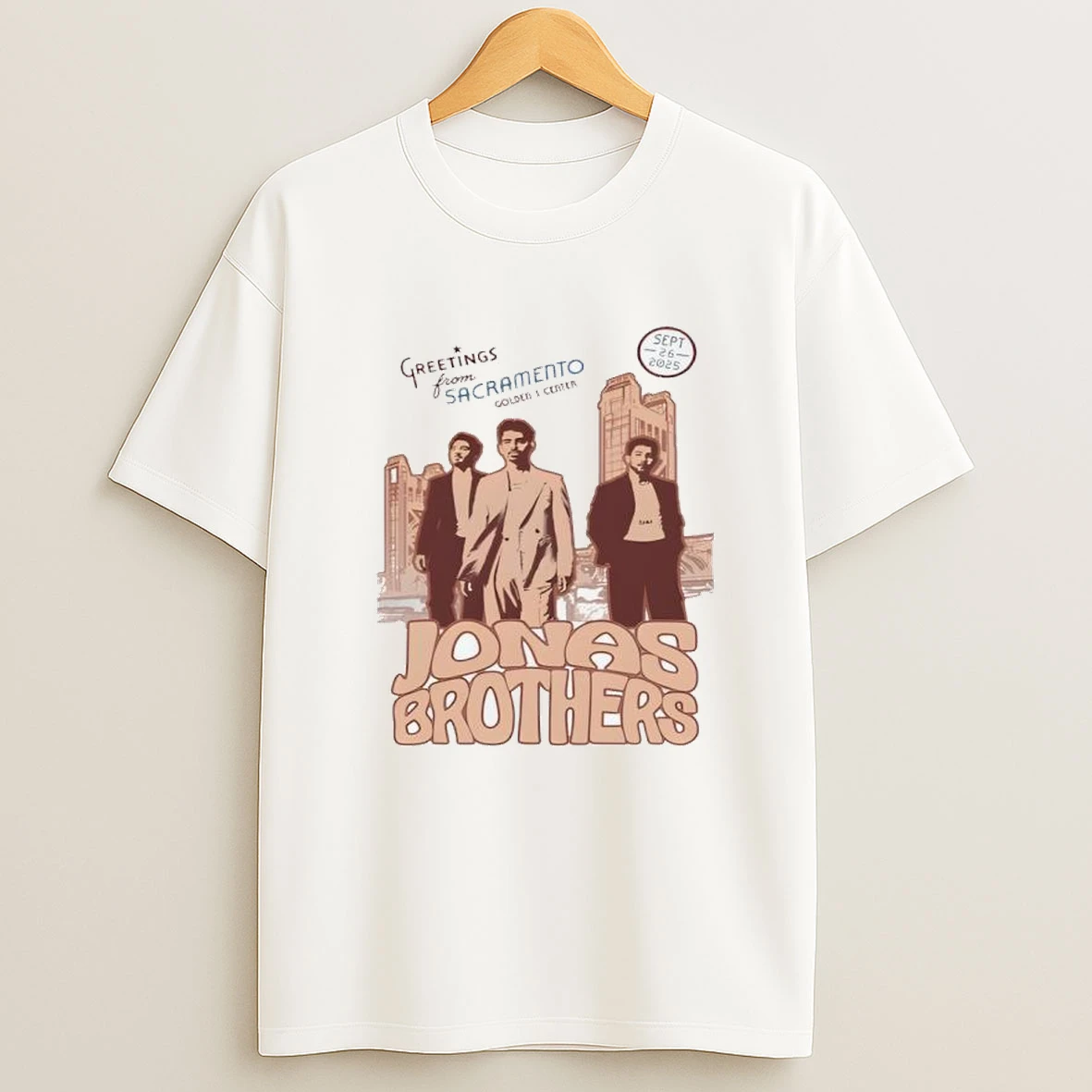 09 26 2025 Jonas Brothers Sacramento Ca Concert Shirts