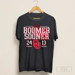 2025 Boomer Sooner Oklahoma Sooners Vs Michigan Wolverines 24 13 Score Shirt