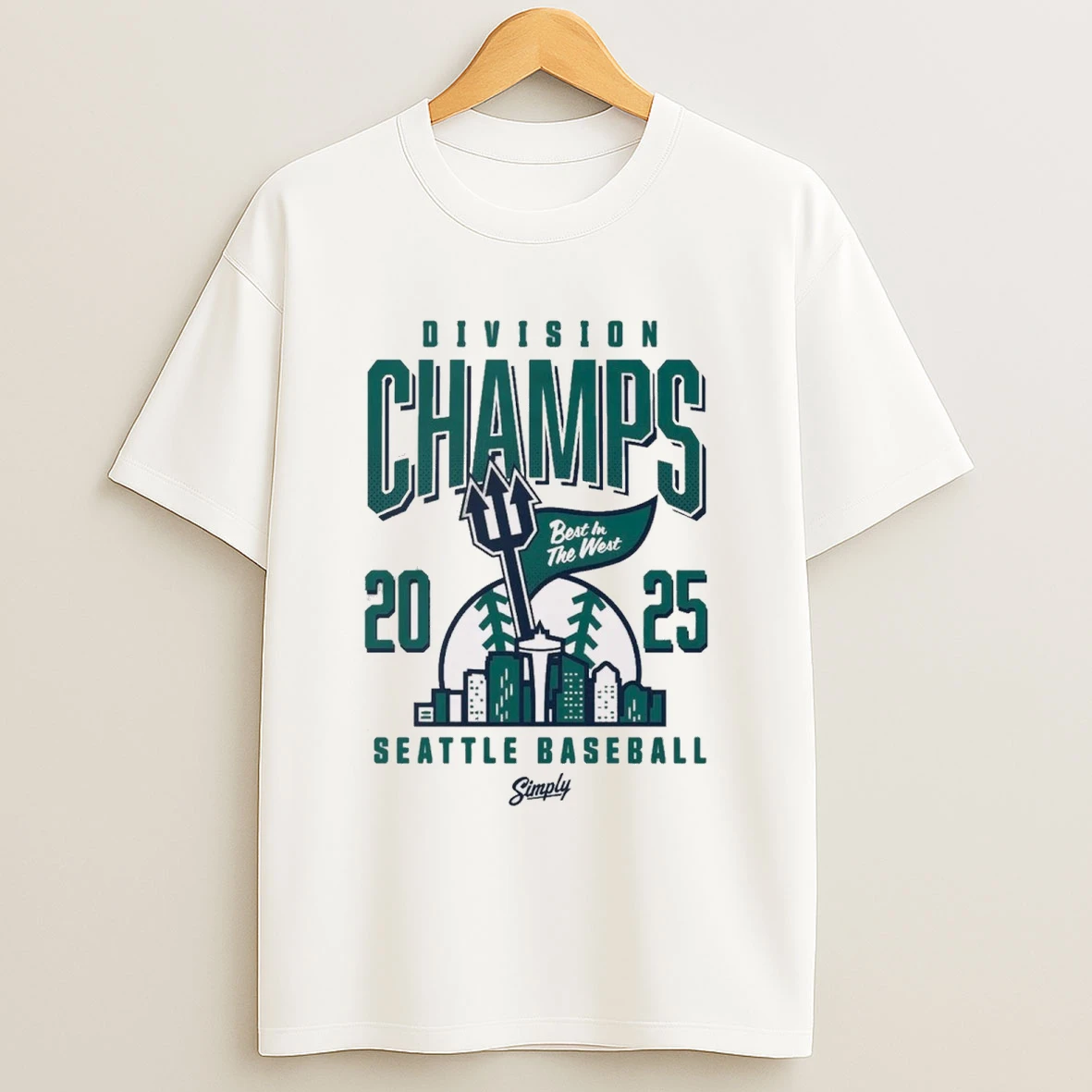 2025 Division Champs Seattle Mariners Baseball Best In The West Seize The Moment Shirts