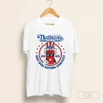 2025 Nathans Famous 4th Of July Hot Dog Eating Contest Shirt