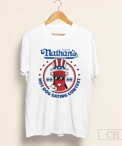 2025 Nathans Famous 4th Of July Hot Dog Eating Contest Shirt