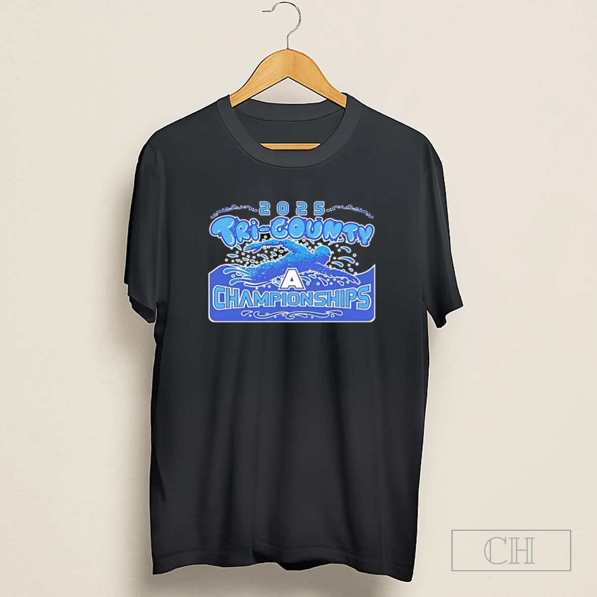2025 Tri County A Swim Championships Logo Shirt