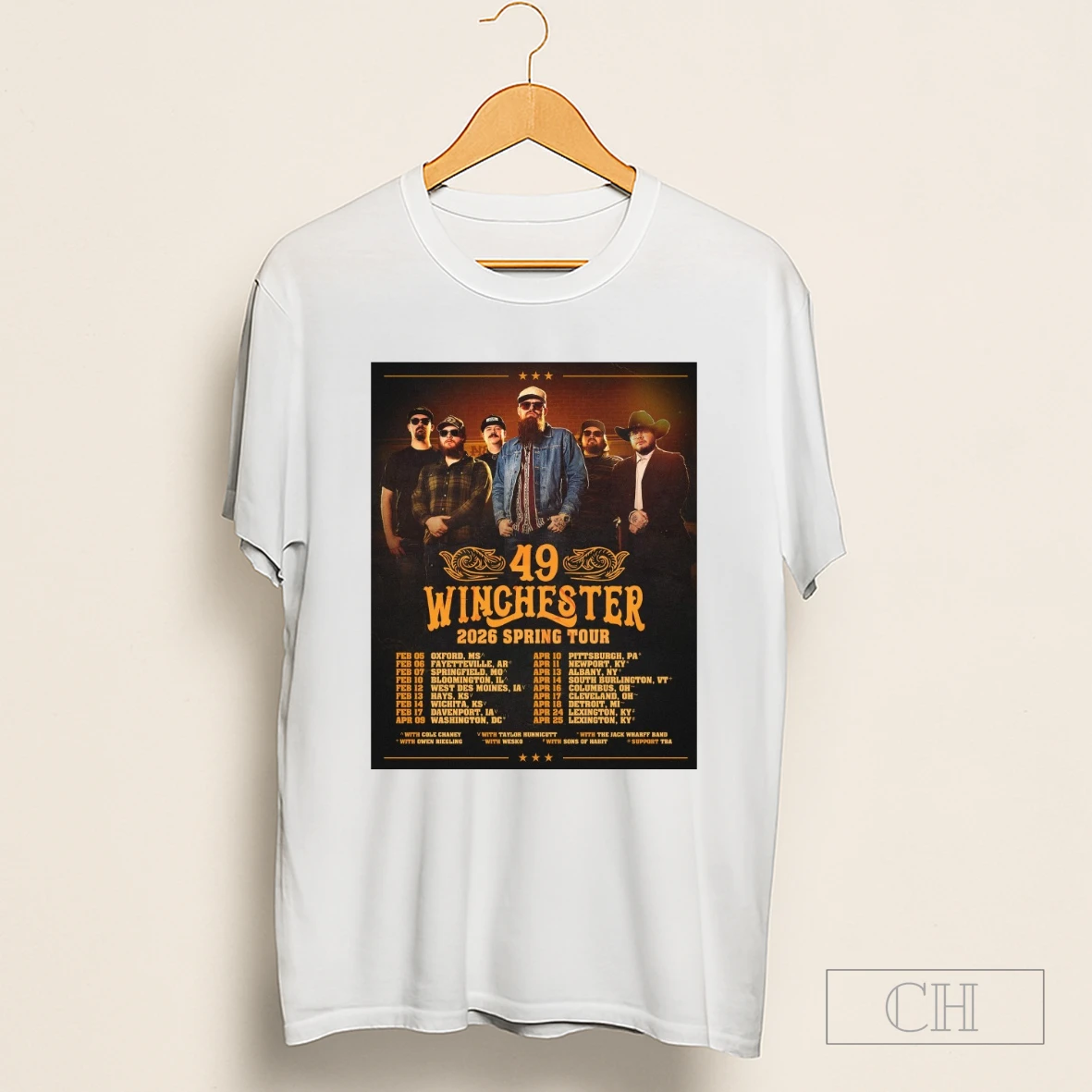 49 Winchester 2026 Spring Tour United States In February And April 2026 Shirt