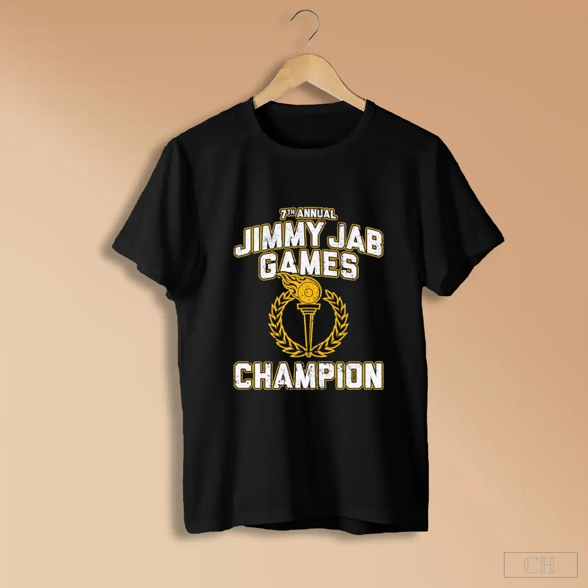 7th Annual Jimmy Jab Games Champion Shirts