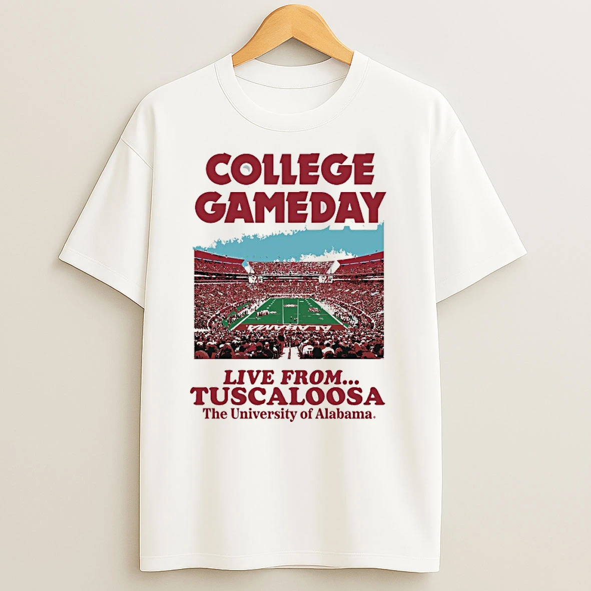Alabama Crimson Tide College Gameday Live From Tuscaloosa The University Of Alabama Shirts