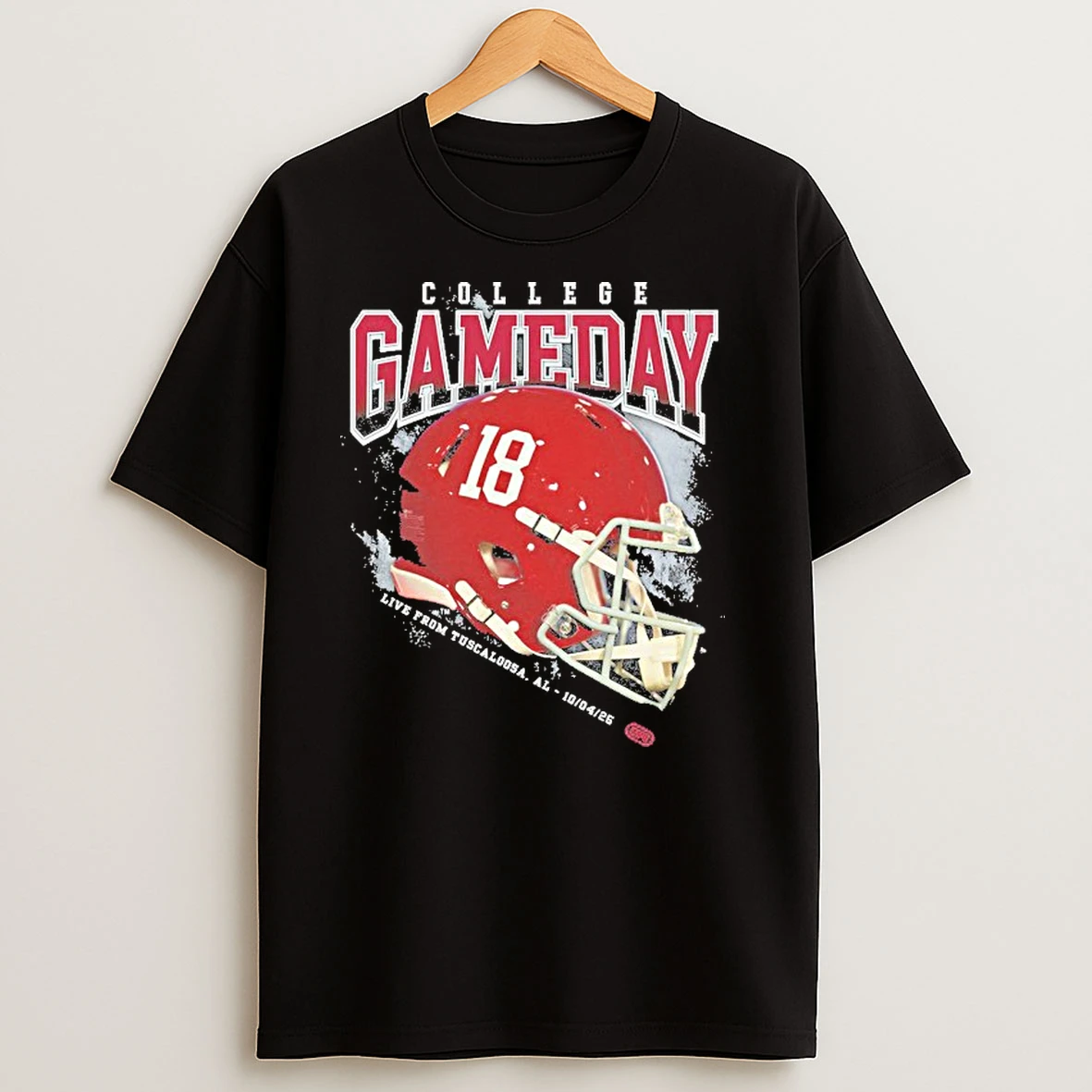 Alabama Crimson Tide Helmet Live From Tuscaloosa Al Oct 10 2025 College Gameday Shirts