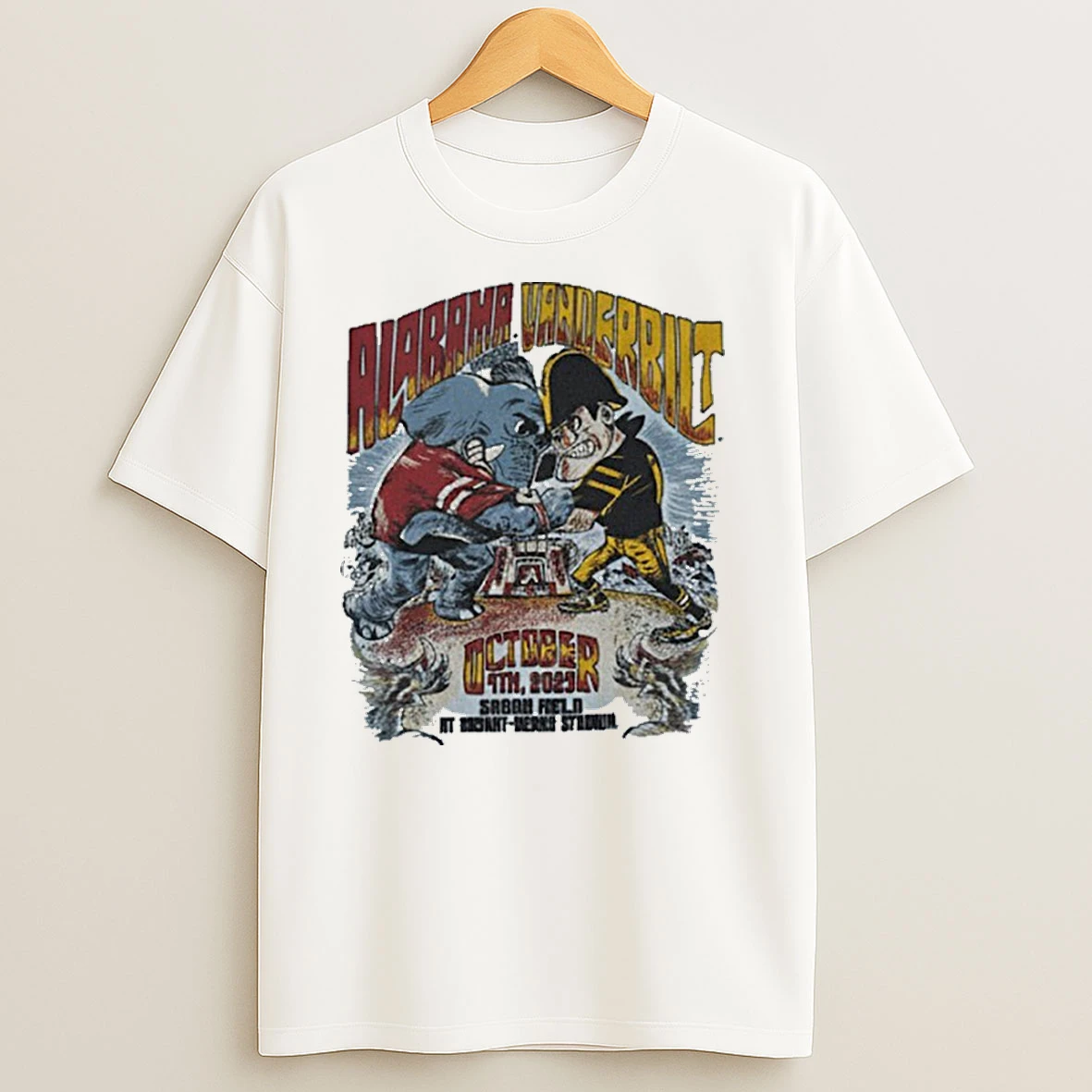 Alabama Crimson Tide At Vanderbilt Commodores Oct 4 2025 Bryant Denny Stadium In Tuscaloosa Al Gameday Shirts