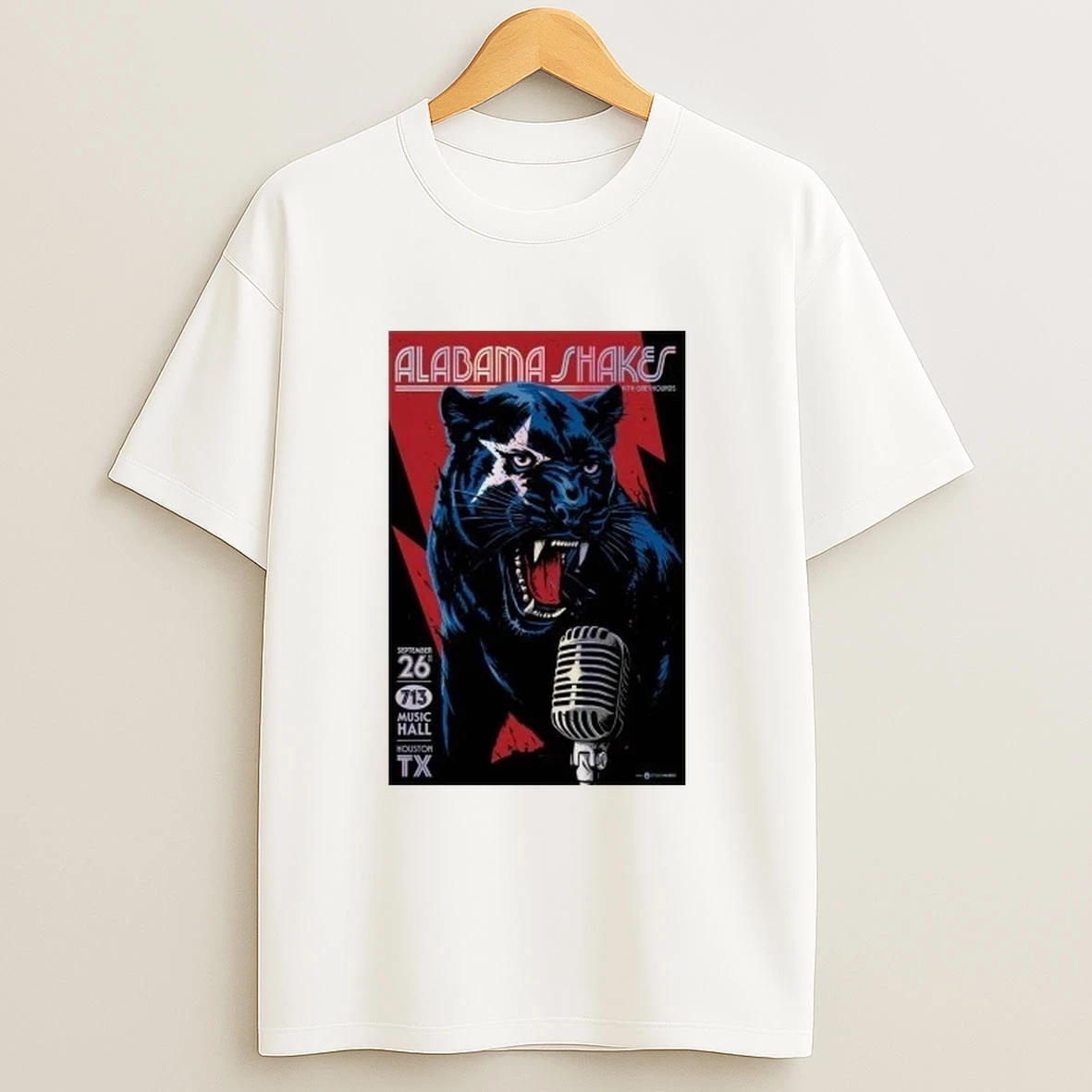 Alabama Shakes Concert Houston Tx 26 Sep 2025 Shirts