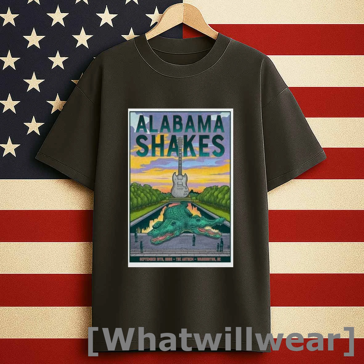 Alabama Shakes Sept 19 2025 Tour Washington Dc Shirts