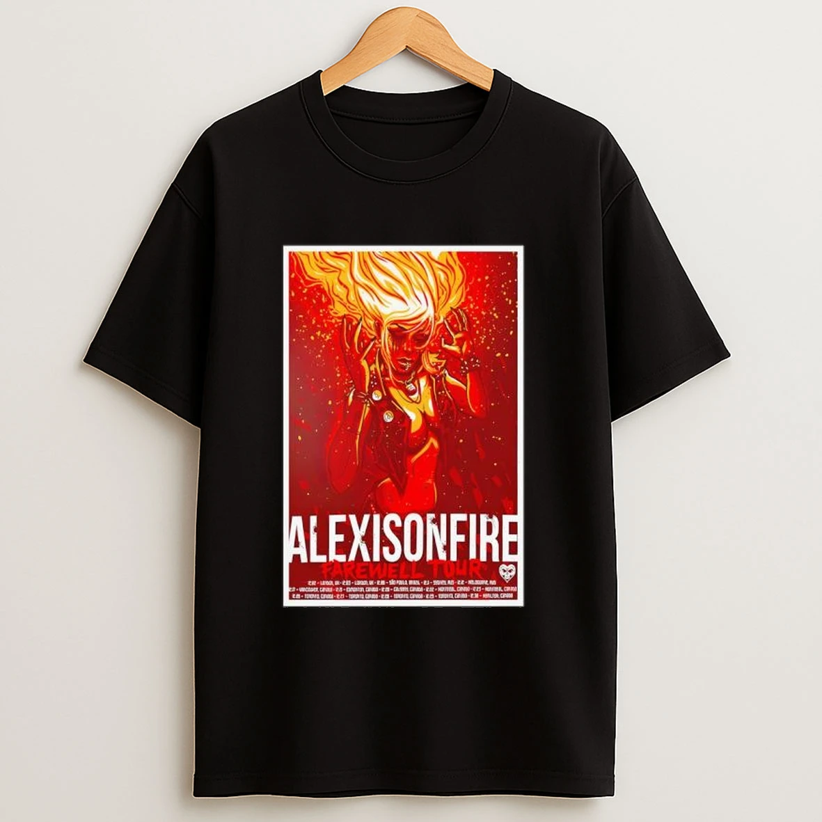 Alexisonfire Farewell Tour 2025 Shirts