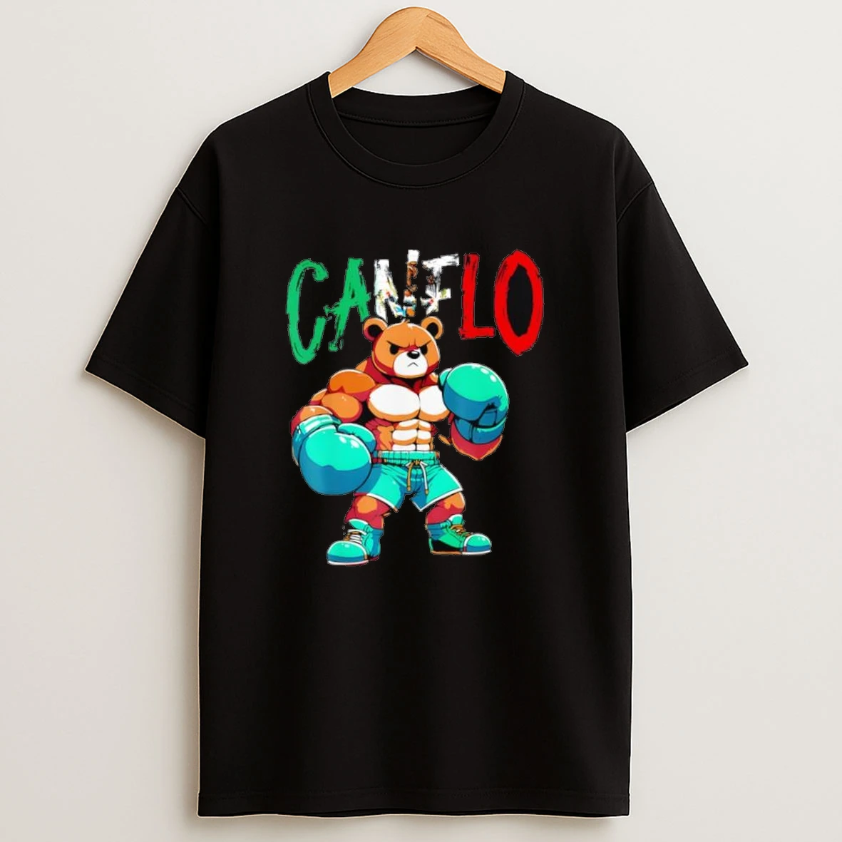 Alvarez Mexicano Boxing Bear Mexican Pride Patriotic Retro Shirts
