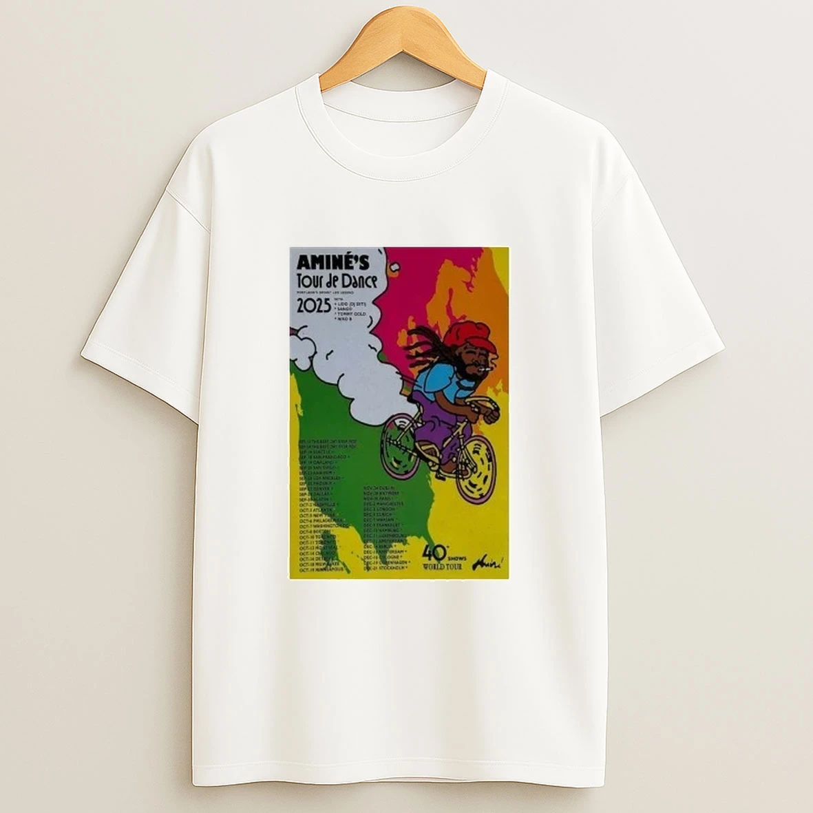 Amines Tour De Dance 2025 Shirts