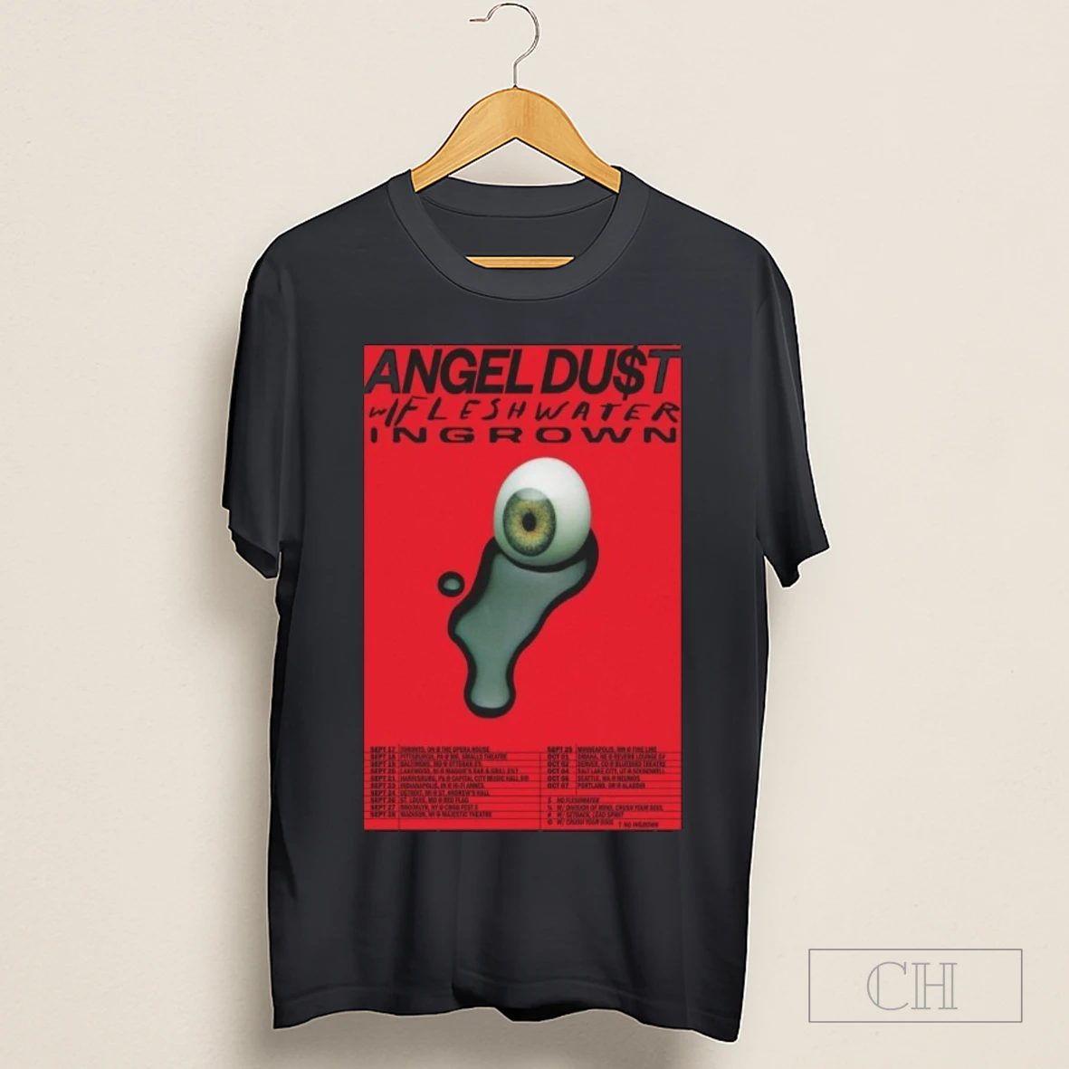 Angel Dust Ingrown September October 2025 Tour Dates Shirt