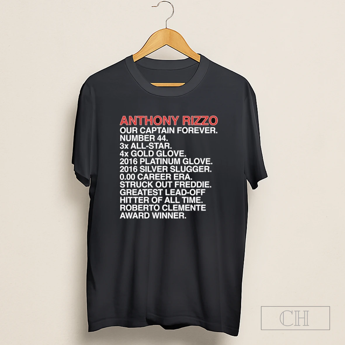Anthony Rizzo Our Captains Forever Number 44 Accomplishments Shirt
