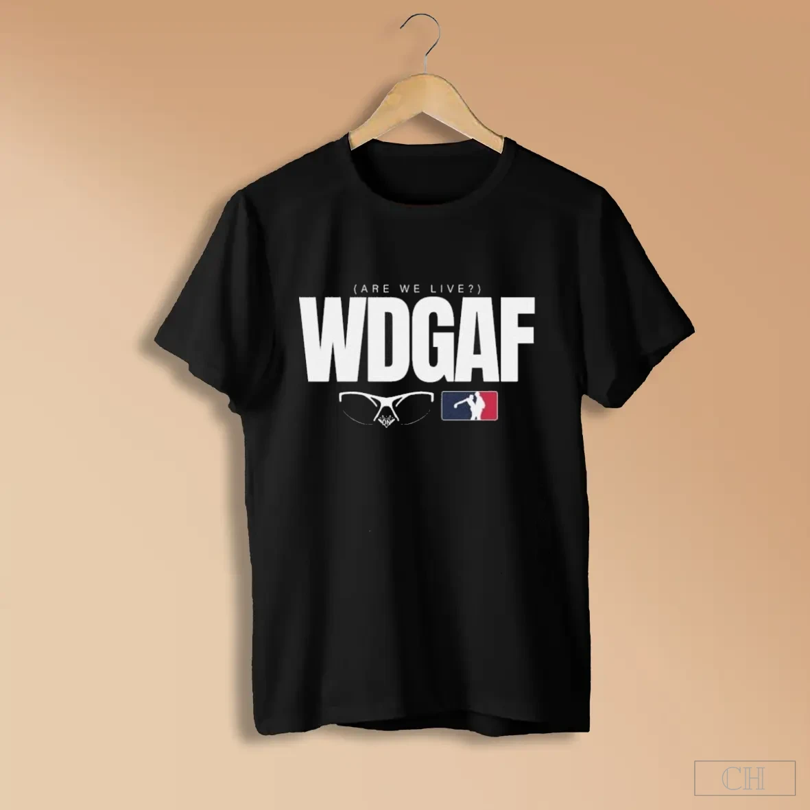 Are We Live Wdgaf Sunglasses Golf Logo Parody Shirts
