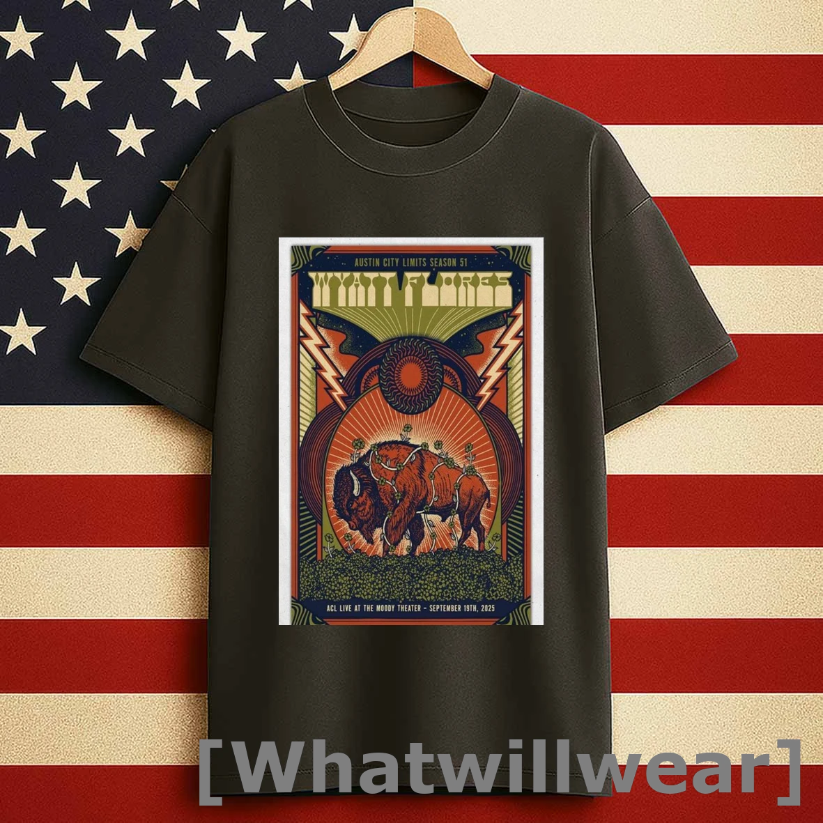Austin City Limits Season 51 Wyatt Flores Moody Theater Texas September 19th 2025 Shirts