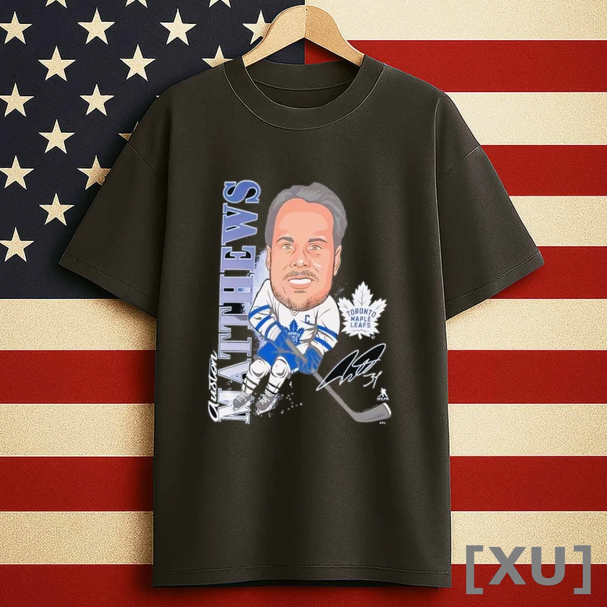 Auston Matthews Toronto Maple Leaf Signature Graphic Shirts