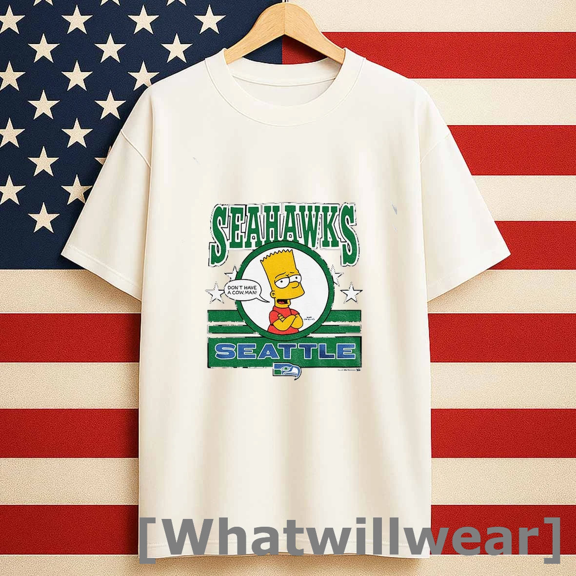 Bart Seattle Seahawks Nfl Football 2025 Dont Have A Cow Man Shirts