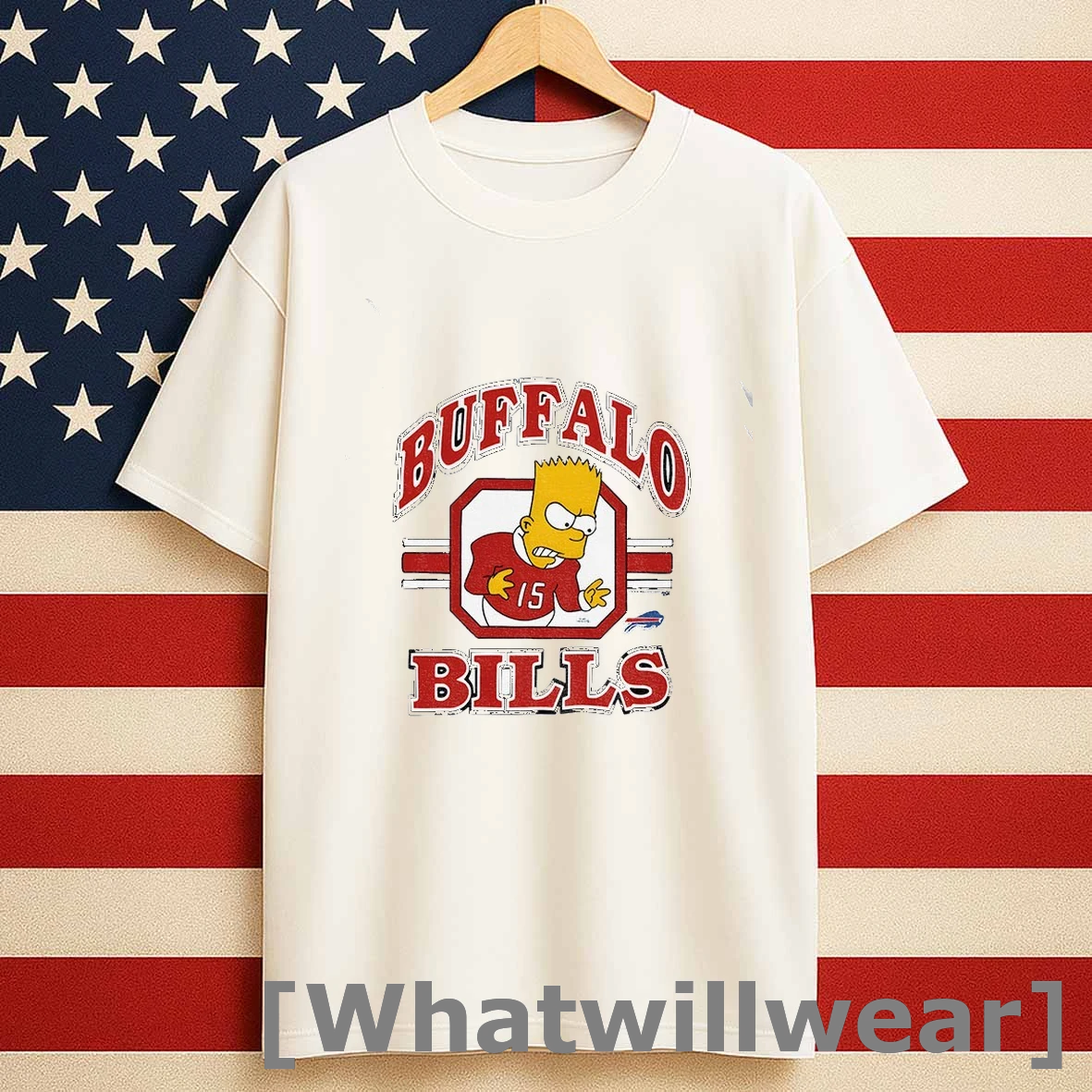 Bart X Buffalo Bills Football Nfl 2025 Cartoon Shirts