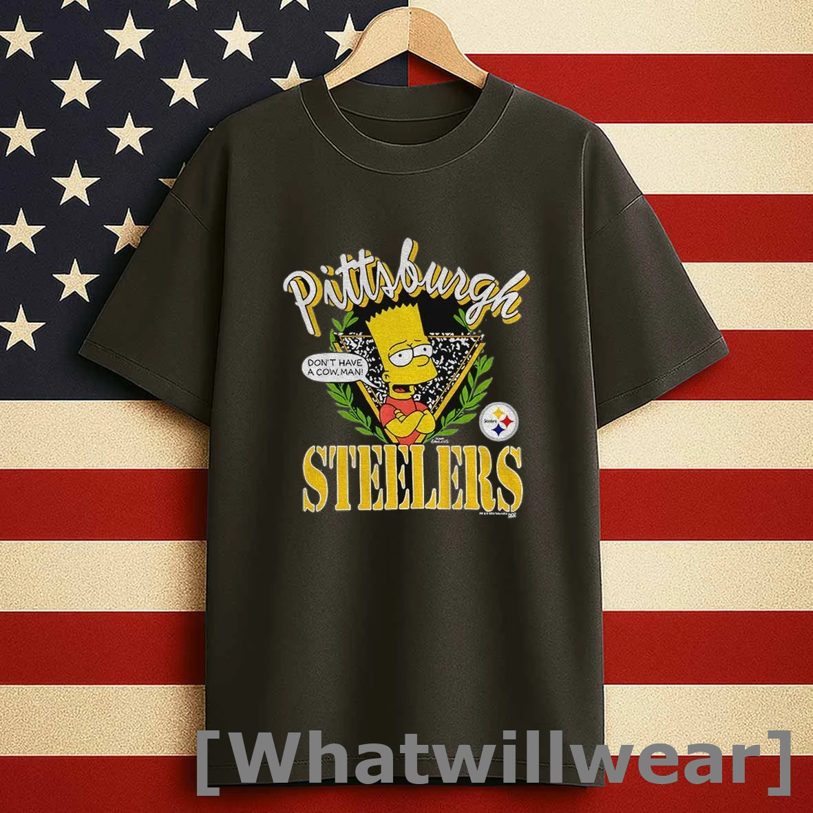 Bart X Pittsburgh Steelers Football Nfl 2025 Dont Have A Cow Man Shirts
