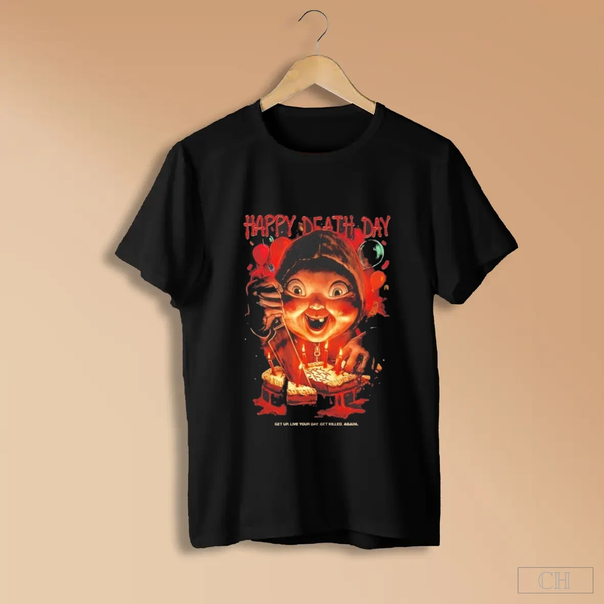 Bayfield Babyface Killer Happy Death Day Get Up Live Your Day Get Killed Again Shirts