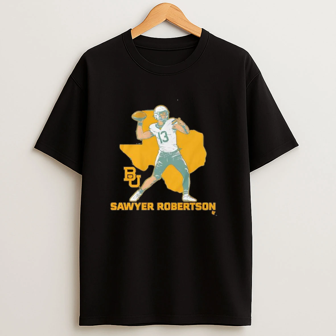 Baylor Football Sawyer Robertson State Star Shirts