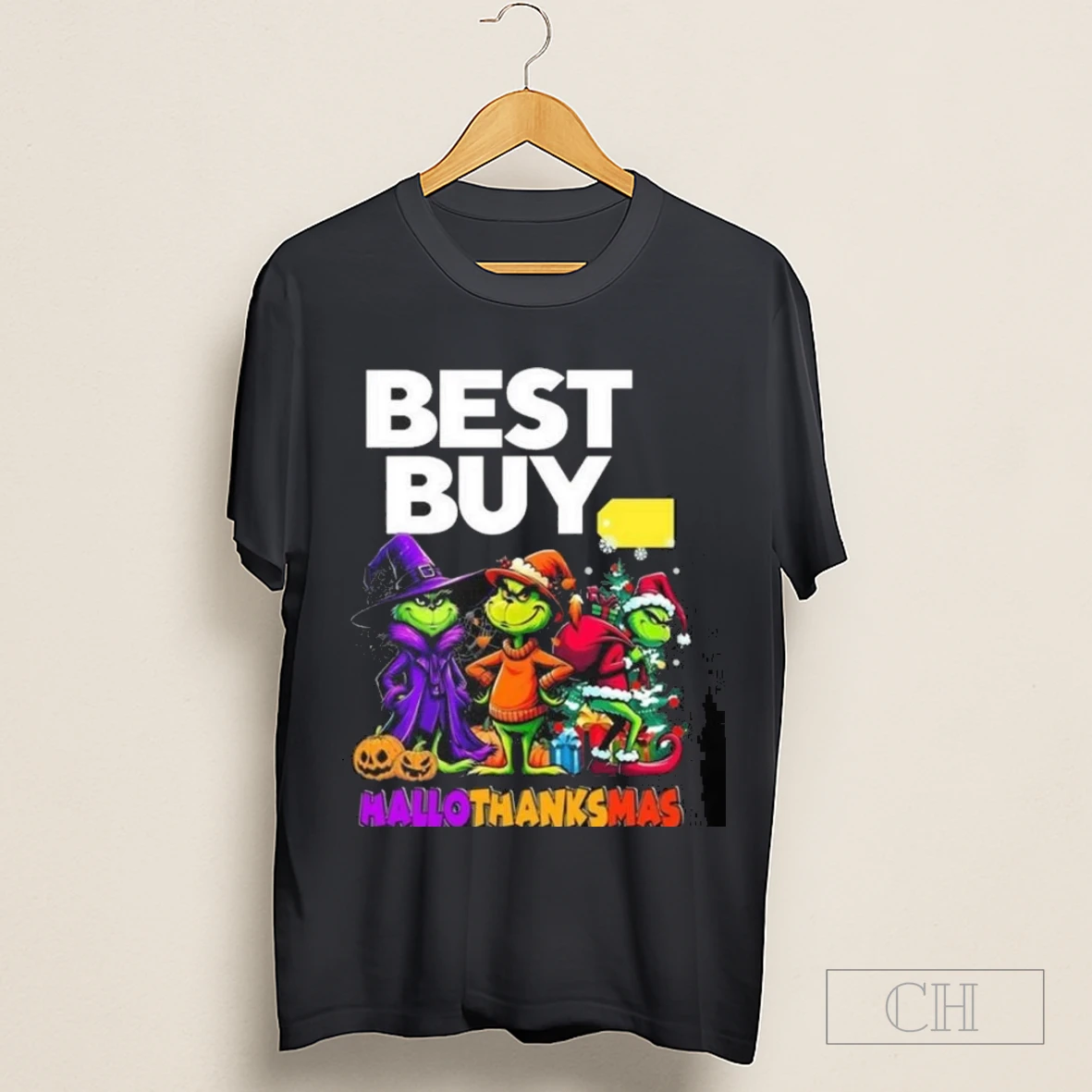 Best Buy The Grinch Hallothanksmas 2025 Shirt