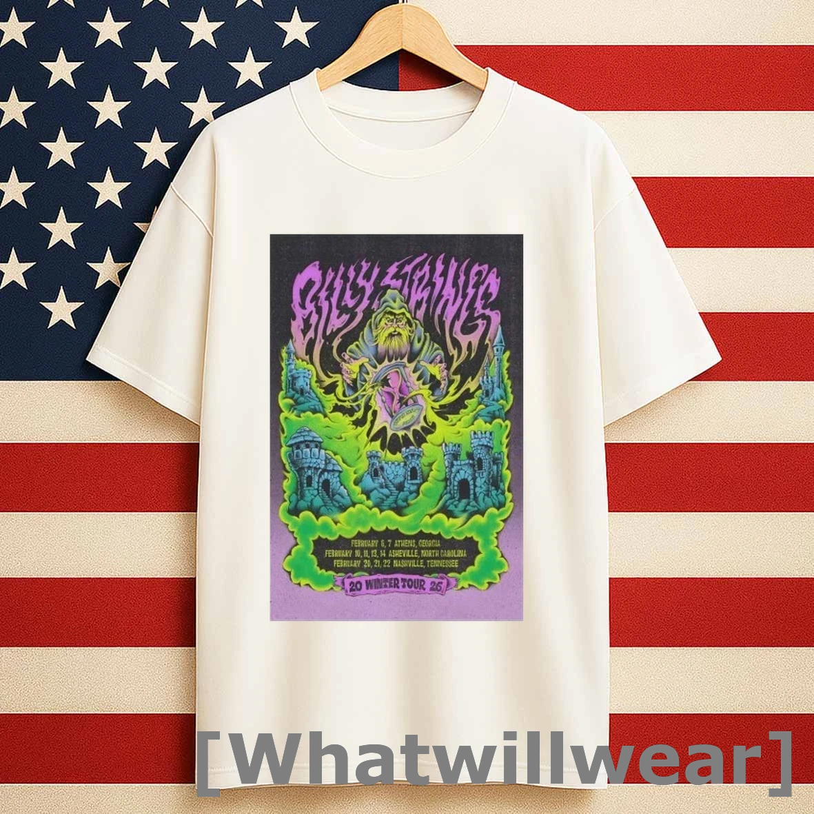 Billy Strings Bluegrass Winter Shirts