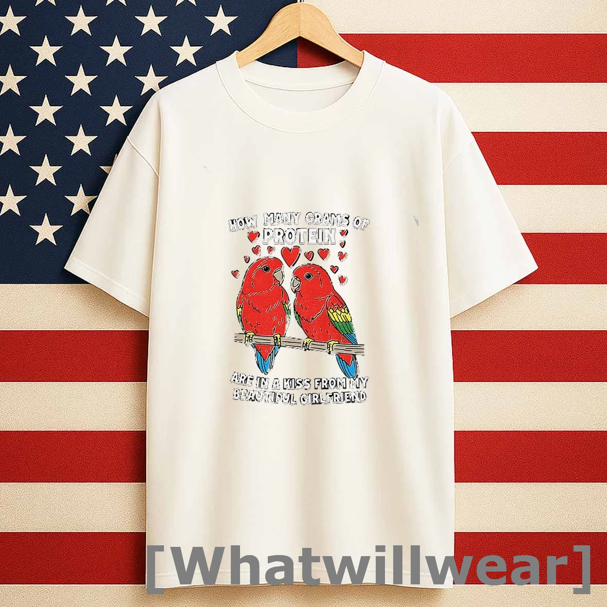 Birds How Many Grams Of Protein Are In A Kiss From My Beautiful Girlfriend Shirts
