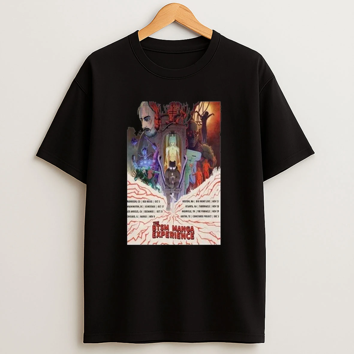 Black Tiger Sex Machine Manga Experience Tour 2025 Shirts