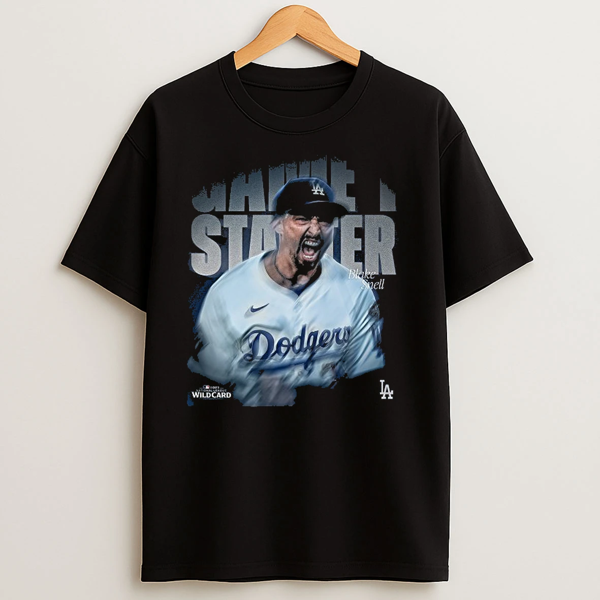 Blake Snell Los Angeles Dodgers Game 1 Starter 2025 National League Wild Card Shirts