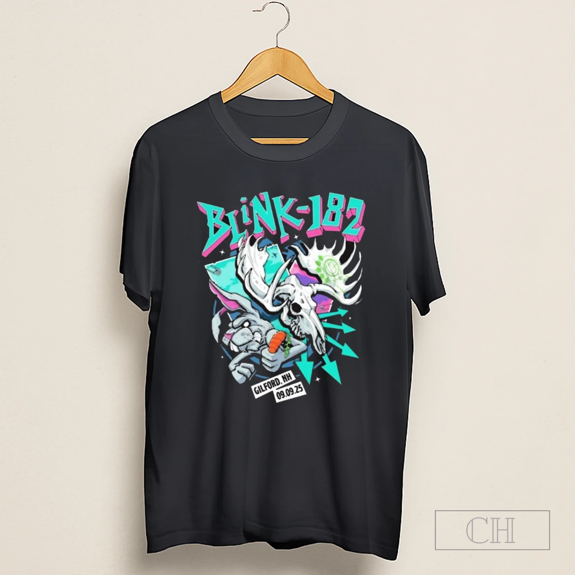 Blink 182 Gilford Nh Tour On September 9 2025 Shirt