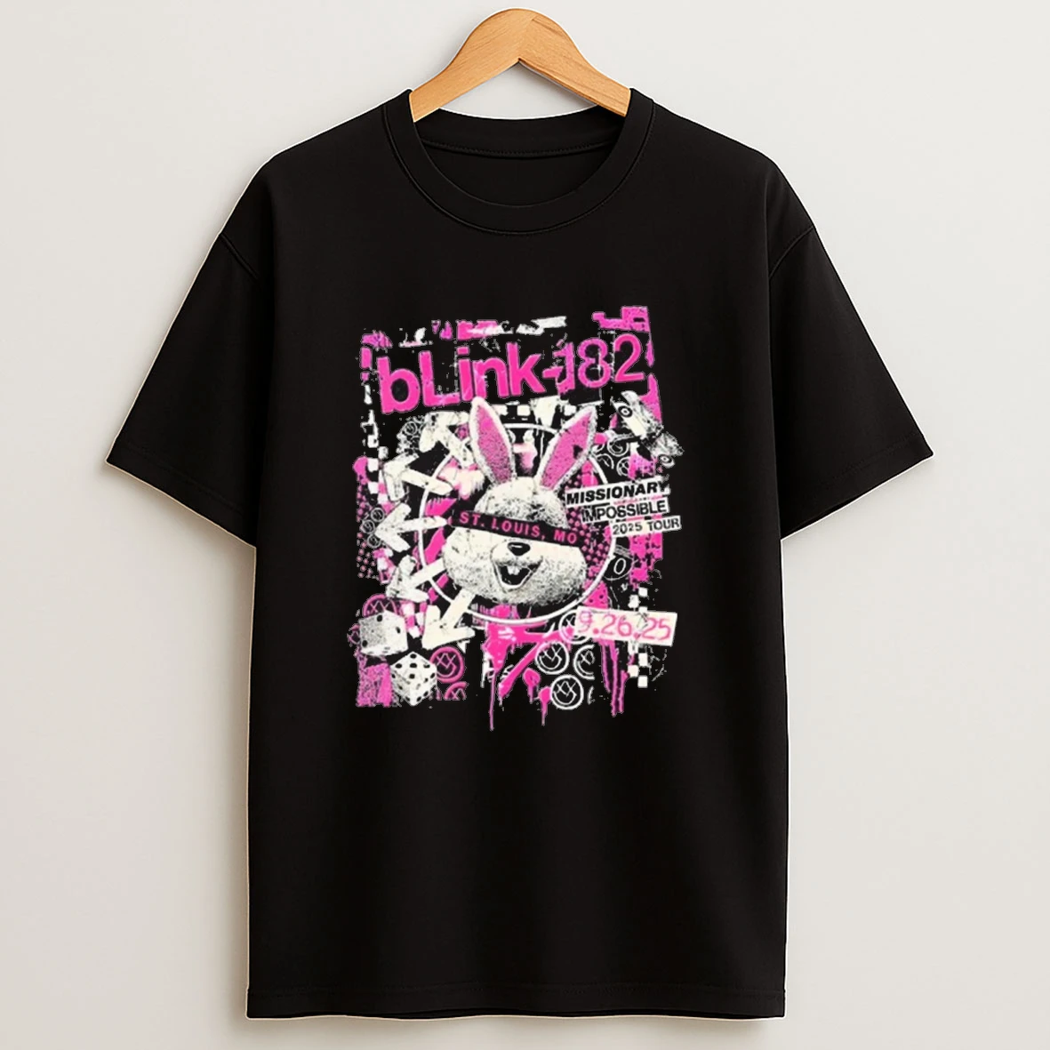 Blink 182 Missionary Tour September 26 2025 Hollywood Casino Amphitheatre St Louis Mo Shirts
